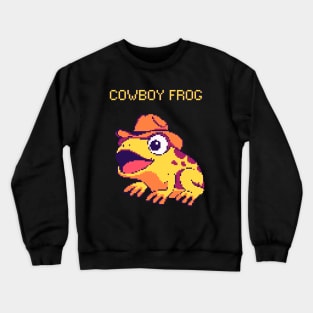 Cowboy Frog Crewneck Sweatshirt